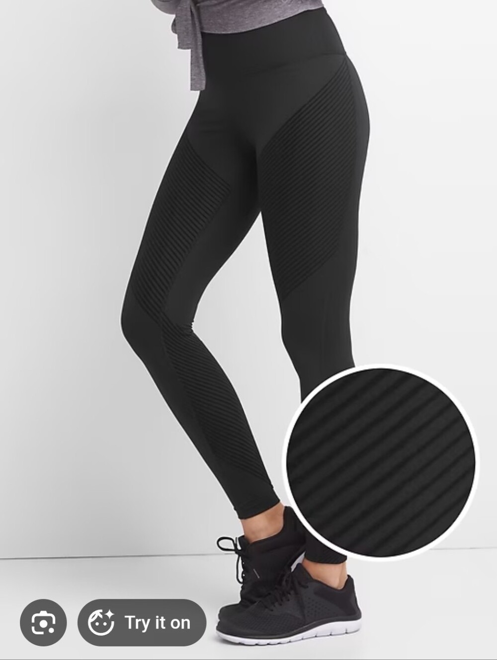 Nova Sport Black Me Active Leggings In Infinity Seamless Sz. Small